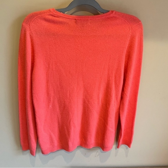 Charter Club Cashmere Sweater Peachy Orange - Picture 4 of 9